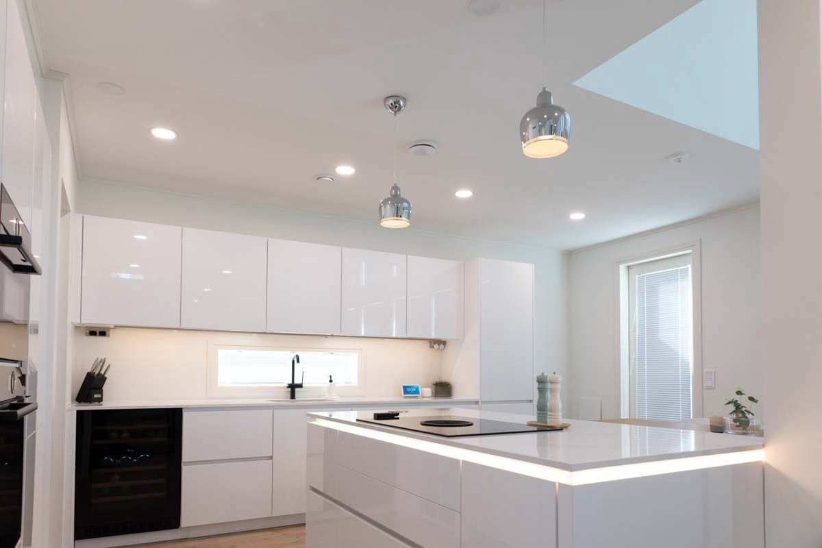 Smart lighting in northern Espoo